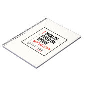CARNET RICHESSE CONSTRUITE SUR LA VISION, PAS SUR LA VITE (Côté gauche)