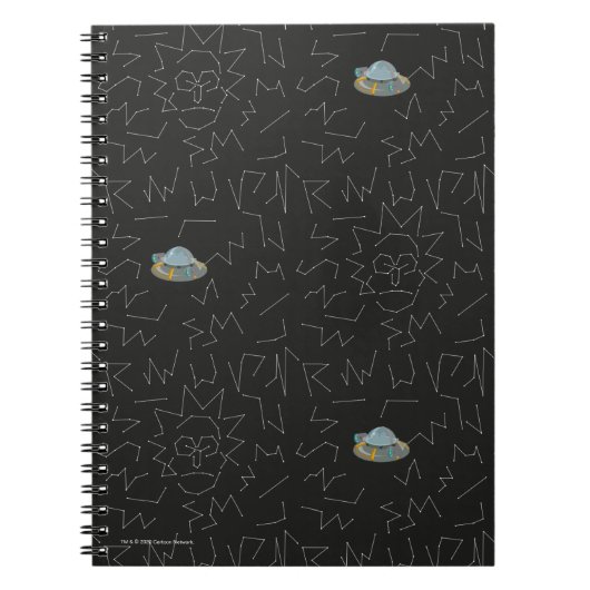 Carnet RICK AND MORTY™ | Rick Constellation Pattern (Devant)