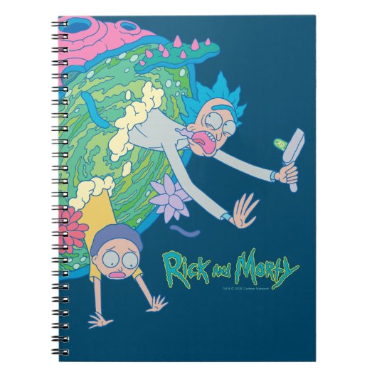 Carnet RICK ET MORTY™ | Décrochage du portail infecté (Devant)