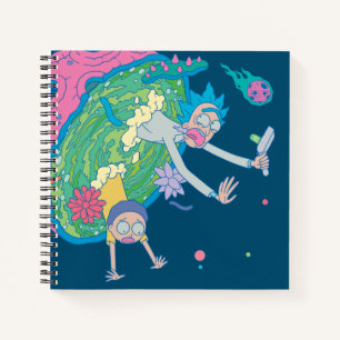 Carnet RICK ET MORTY™ Décrochage du portail infecté