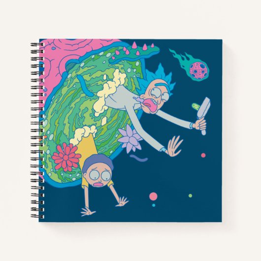 Carnet RICK ET MORTY™ | Décrochage du portail infecté (Devant)