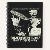 Carnet RICK ET MORTY™ | Dimension C-137 (Devant)