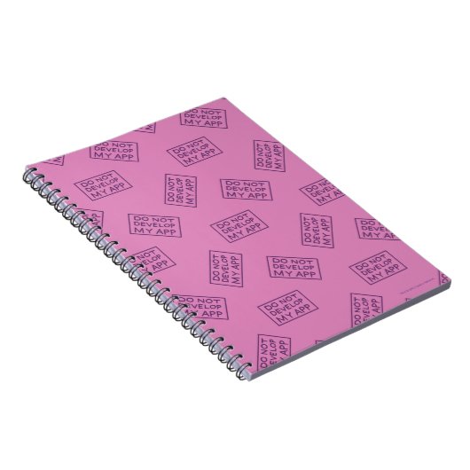 CARNET RICK ET MORTY™ DO NOT DEVELOP MY APP (Côté Droit)