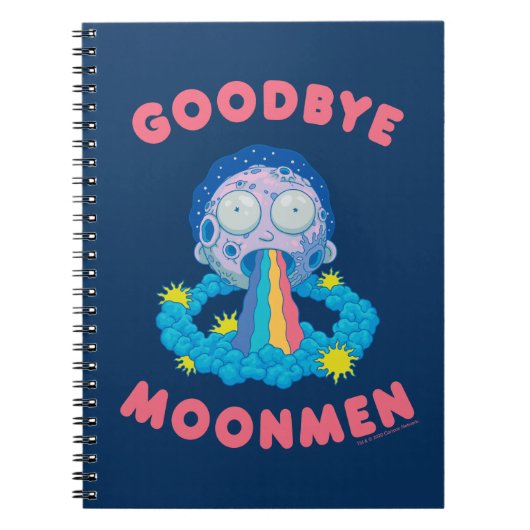 Carnet RICK ET MORTY™ | Goodbye Moonmen (Devant)