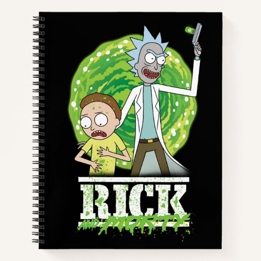 Carnet RICK ET MORTY™ | Green Splash (Devant)