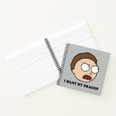 Carnet RICK ET MORTY™ | Je Veux Mon Dragon (Intérieur)