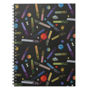 Carnet RICK ET MORTY™ Motif de la comète spatiale