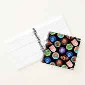Carnet RICK ET MORTY™ | Motif des patchs d'espace externe (Intérieur)