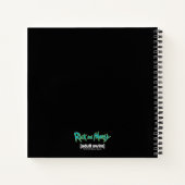 Carnet RICK ET MORTY™ | Motif des patchs d'espace externe (Dos)