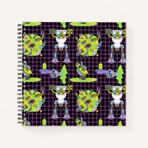 Carnet RICK ET MORTY™ Motif du portail de prélèveme