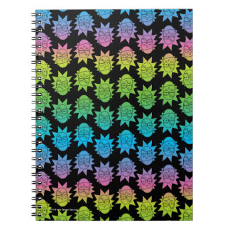 Carnet RICK ET MORTY™| motif Rainbow Rick Head