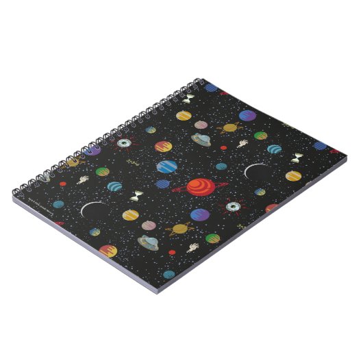 Carnet RICK ET MORTY™ | Motif spatial (Côté gauche)