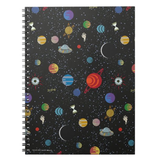 Carnet RICK ET MORTY™ | Motif spatial (Devant)