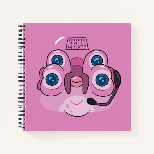 CARNET RICK ET MORTY™ | NE PAS DÉVELOPPER MON APP (Devant)