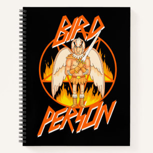 Carnet RICK ET MORTY™ Pentagramme d'oiseaux