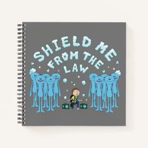 Carnet RICK ET MORTY™ Protégez-Moi De La Loi