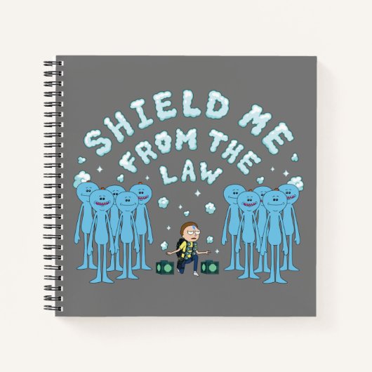 Carnet RICK ET MORTY™ | Protégez-Moi De La Loi (Devant)