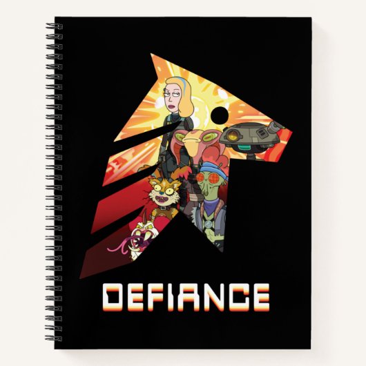 Carnet RICK ET MORTY™ | Space Beth Defiance Crew (Devant)