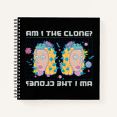 Carnet RICK ET MORTY™ | Suis-Je Le Clone ? (Devant)