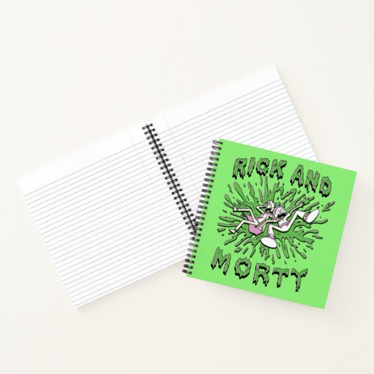 Carnet RICK ET MORTY™ | Tomber Dans La Tva Acide (Intérieur)