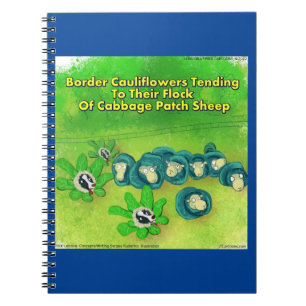 Carnet Rick London Funny Bordure Collie Flower Comic