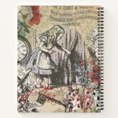 Carnet Rideau d'Alice au Pays des Merveilles Classique Ar (Dos)