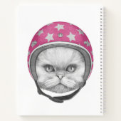 Carnet Rider en moto chats perse (Dos)