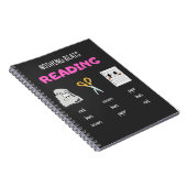 Carnet Rien De Mieux Que Lire Ciseaux Papier Rock (Côté Droit)