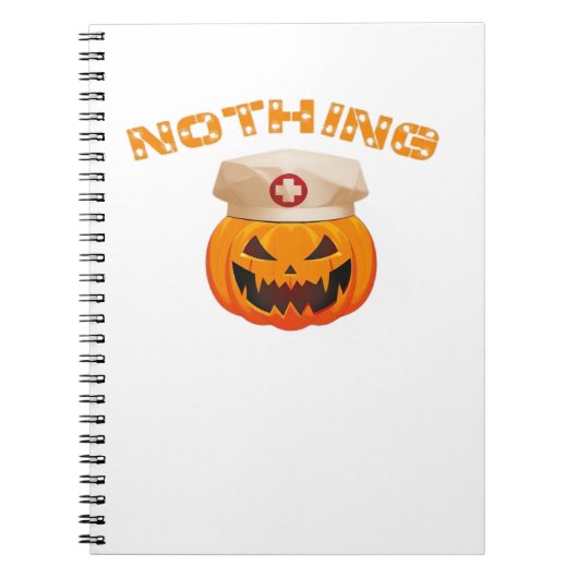 Carnet Rien Ne Peur Une Infirmière, Halloween Éffrayant P (Devant)