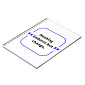 Carnet Rien Ne S'Arrête, Mais Changement (Côté gauche)