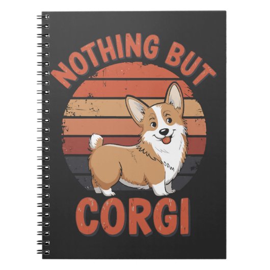 Carnet Rien qu'un Corgi (Devant)