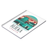 Carnet Rijeka Croatie Magnet photo minime Vintage (Côté gauche)