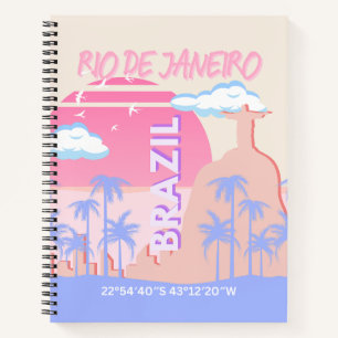 Carnet Rio de Janeiro Brésil Travel Art