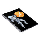 Carnet Ripple XRP Cryptodevise -Astronaute de Crypto (Côté Droit)