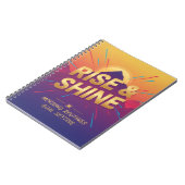 Carnet Rise & Shine Planner (Côté gauche)