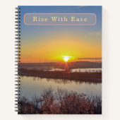 Carnet Rise With Ease Golden River  (Devant)