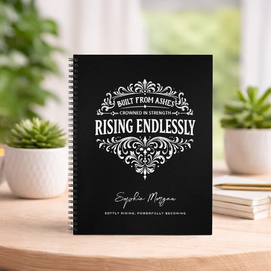Carnet Rising Endlessly Women Vintage Typography