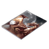 Carnet Rising Sea Dragon & Moon Imaginaire Art (Côté gauche)