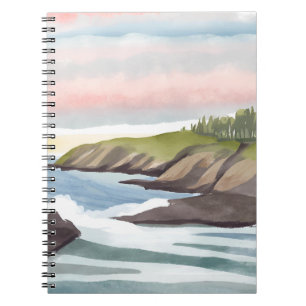 Carnet Rivage Peinture Aquarelle Côtière