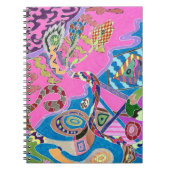 Carnet Rive rose, Art Abstrait (Devant)