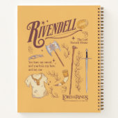 Carnet RIVENDELL™ Collage Aquarelle Graphique (Dos)