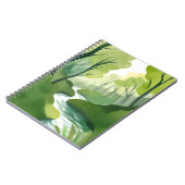 Carnet River of Green | Forest Watercolor Painting (Côté gauche)