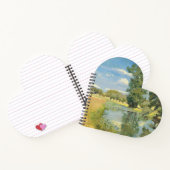 Carnet Rivière à travers un paysage de récolte, été (Intérieur)