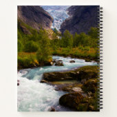 Carnet Rivière coulant du glacier de Briksdal (Dos)