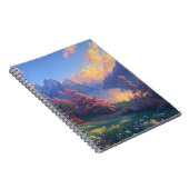 Carnet Rivière De Charme Au Milieu De Pics Culminants (Côté Droit)