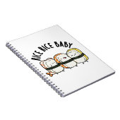 Carnet Riz Riz Bébé Funny Sushi Nourriture Pun (Côté Droit)