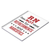 Carnet RN Does Not Stand for Refreshments and Narcotics (Côté gauche)