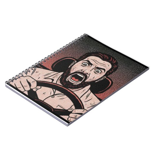 Carnet Road Rage Comic – Driver’s Fury Unleashed (Côté gauche)