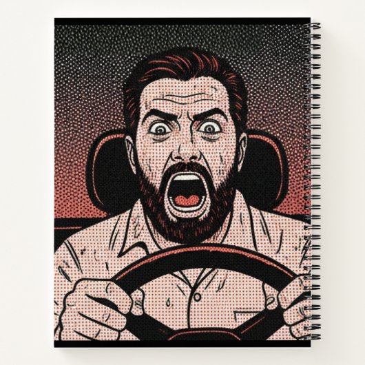 Carnet Road Rage Comic – Driver’s Fury Unleashed (Dos)