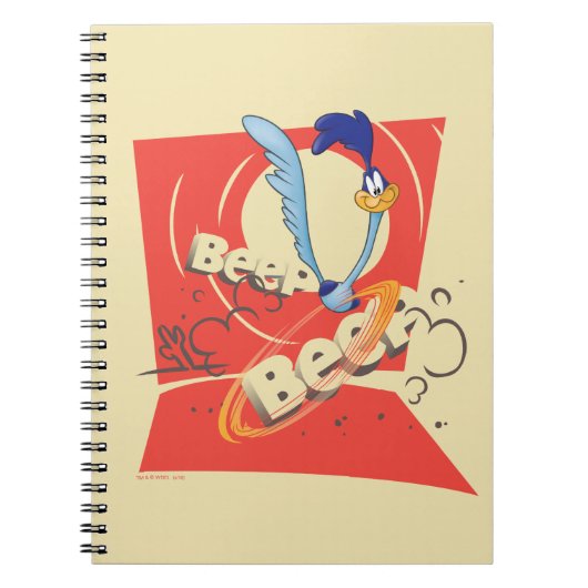 Carnet ROAD RUNNER™ BEEP BEEP!™ Graphique du coucher de s (Devant)